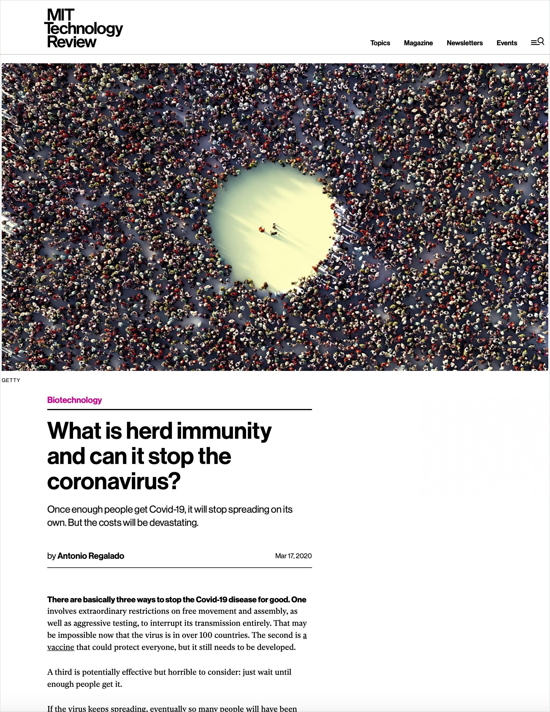 image of: what is herd immunity and can it stop the coronavirus?