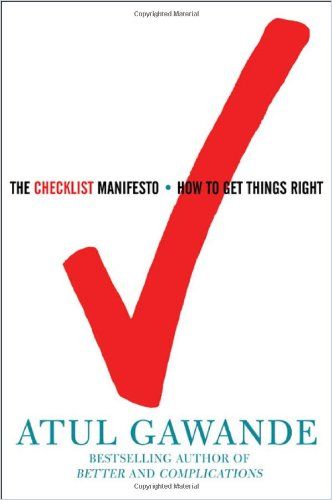 Image of: The Checklist Manifesto