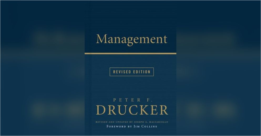 Peter drucker management theory pdf