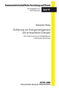 Einführung von Energiemanagement und erneuerbaren Energien