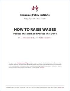 Ross Eisenbrey  Economic Policy Institute
