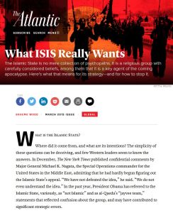 What ISIS Really Wants - The Atlantic