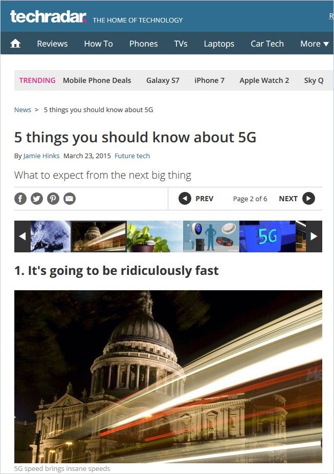 Image of: 5 Things You Should Know About 5G