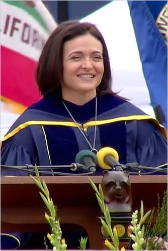 Image of: Sheryl Sandberg Gives UC Berkeley Commencement Keynote Speech