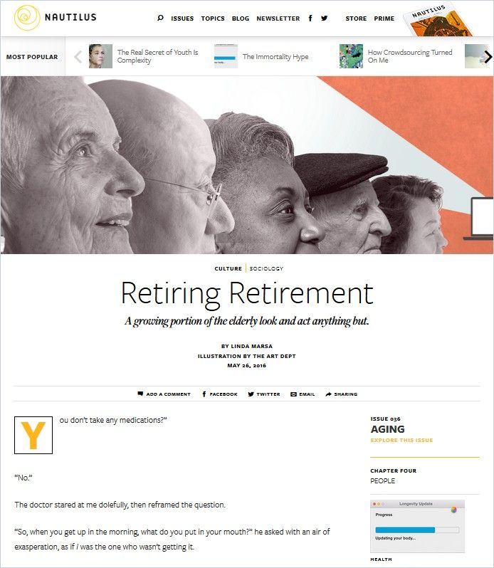 Image of: Retiring Retirement