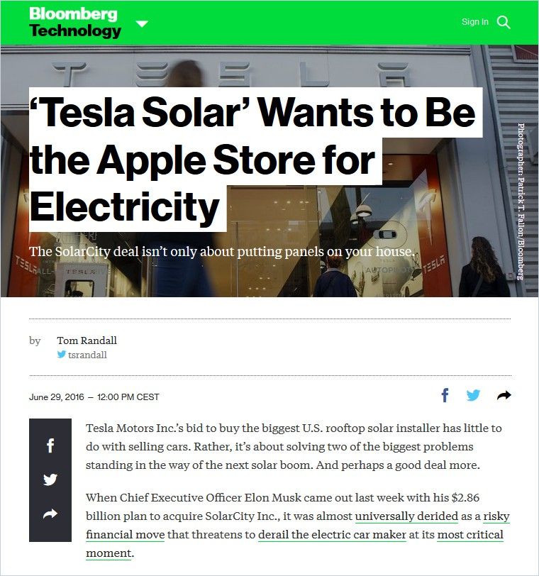 Image of: ‘Tesla Solar’ Wants to Be the Apple Store for Electricity