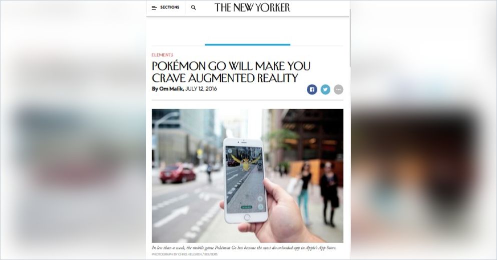 Pokémon Go Will Make You Crave Augmented Reality