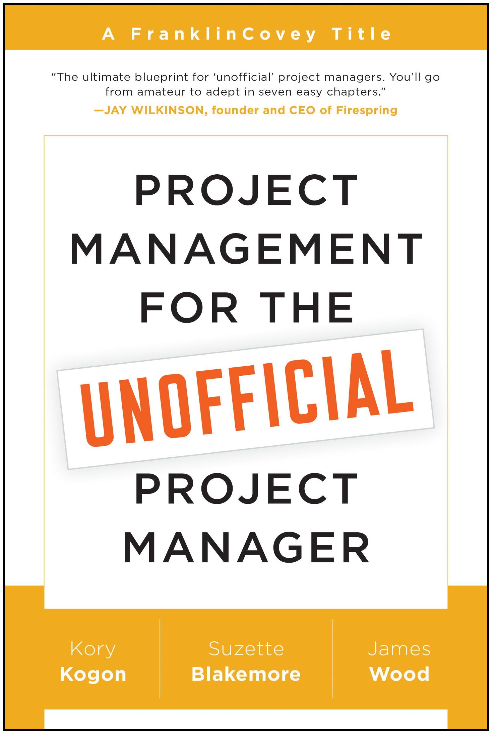 Image of: Project Management for the Unofficial Project Manager