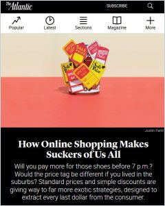 How Online Shopping Makes Suckers of Us All - The Atlantic