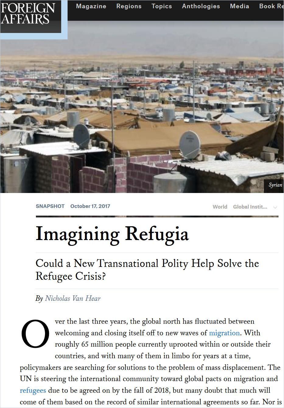 Image of: Imagining Refugia