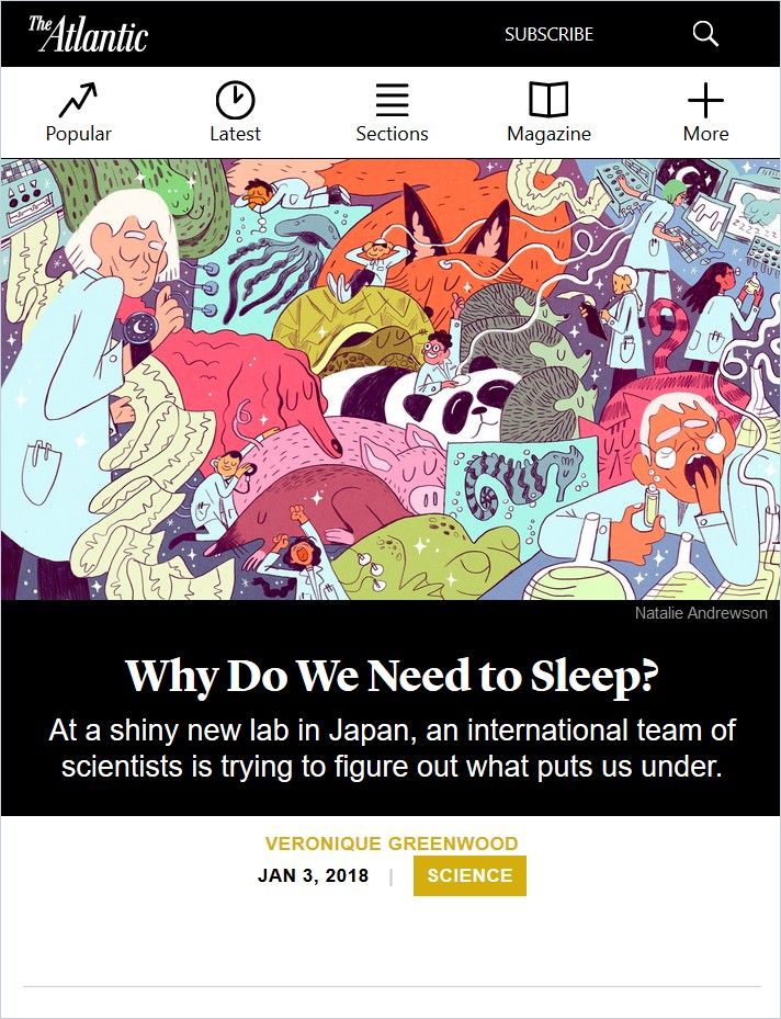 Image of: Why Do We Need to Sleep?