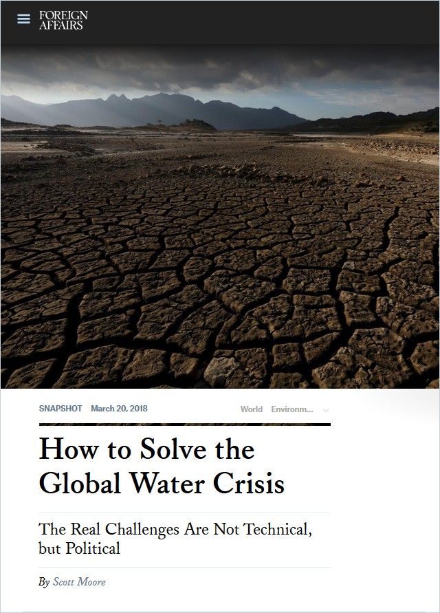 Image of: How to Solve the Global Water Crisis