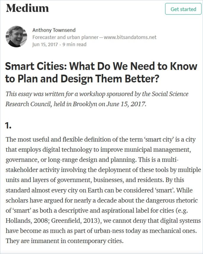 Image of: Smart Cities