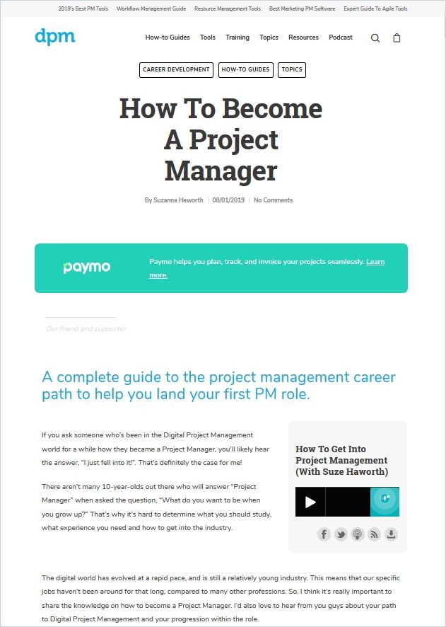 Image of: How to Become a Project Manager