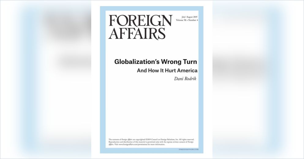 Globalization S Wrong Turn 英语版 浓缩版 Dani Rodrik