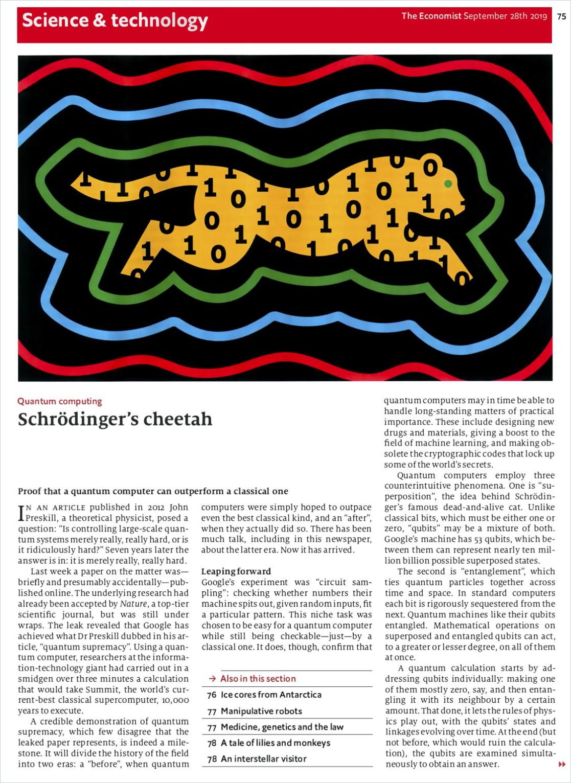 Image of: Schrödinger’s Cheetah