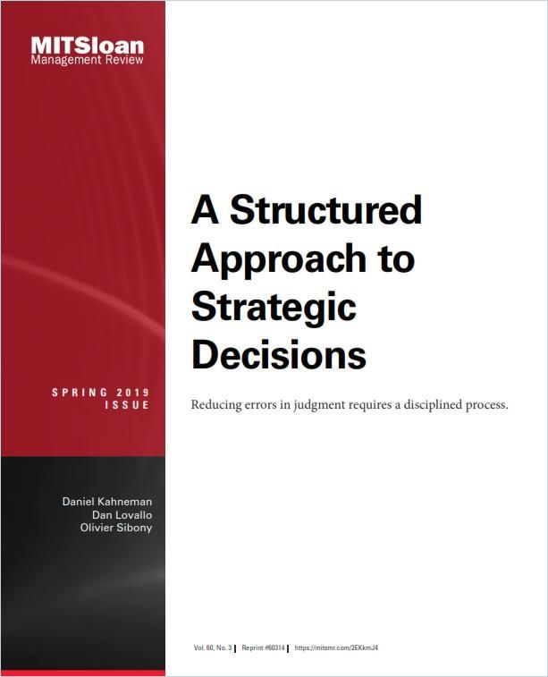 Image of: A Structured Approach to Strategic Decisions