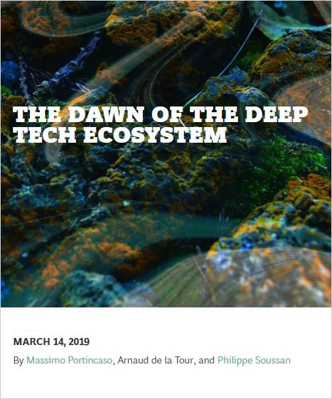 Image of: The Dawn of the Deep Tech Ecosystem