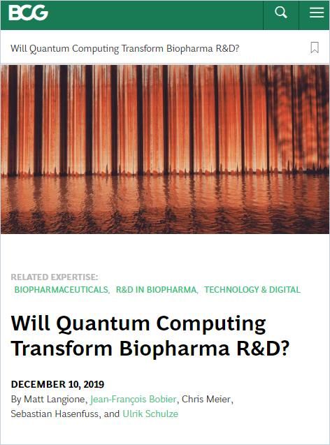 Image of: Will Quantum Computing Transform Biopharma R&D?