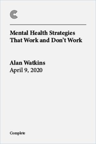 Image of: Mental Health Strategies That Work and Don’t Work