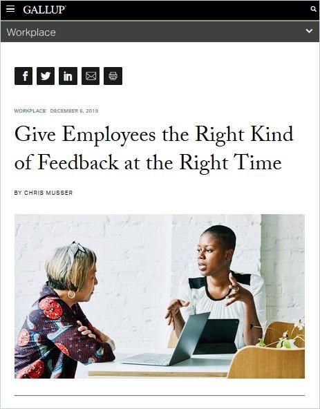 Image of: Give Employees the Right Kind of Feedback