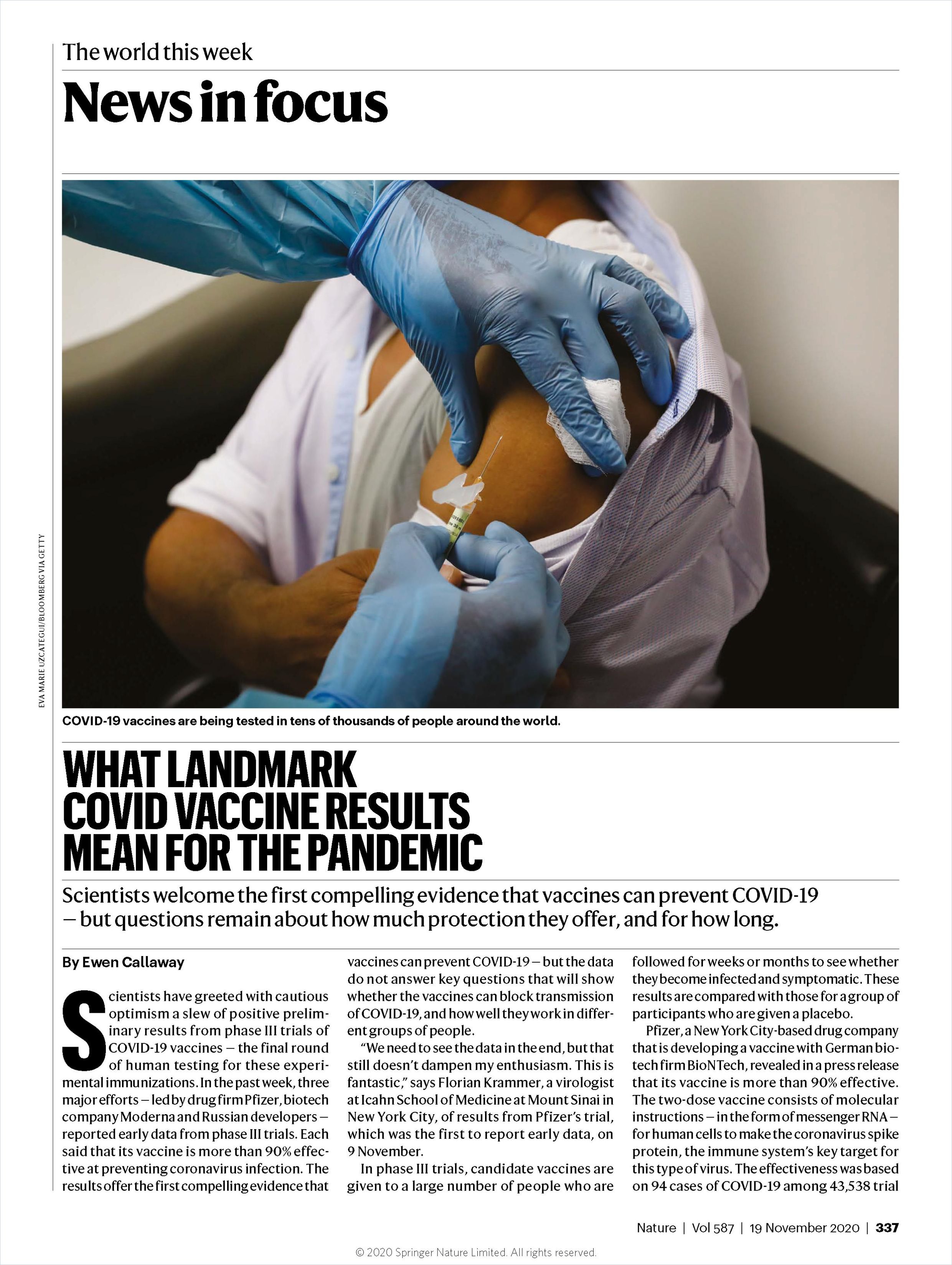 Image of: What Landmark COVID Vaccine Results Mean for the Pandemic