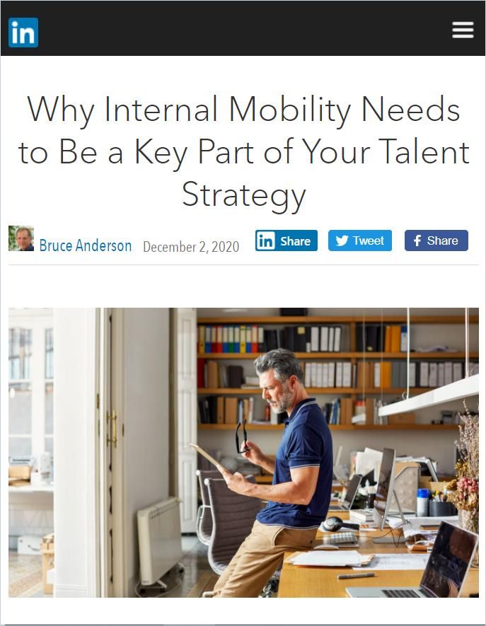 Image of: Why Internal Mobility Needs to Be Part of Your Talent Strategy