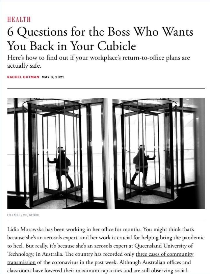 Image of: 6 Questions for the Boss Who Wants You Back in Your Cubicle