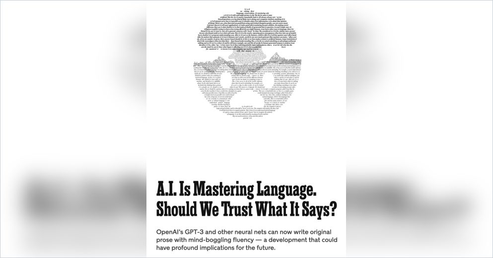 A.I. Is Mastering Language. Should We Trust What It Says? - The