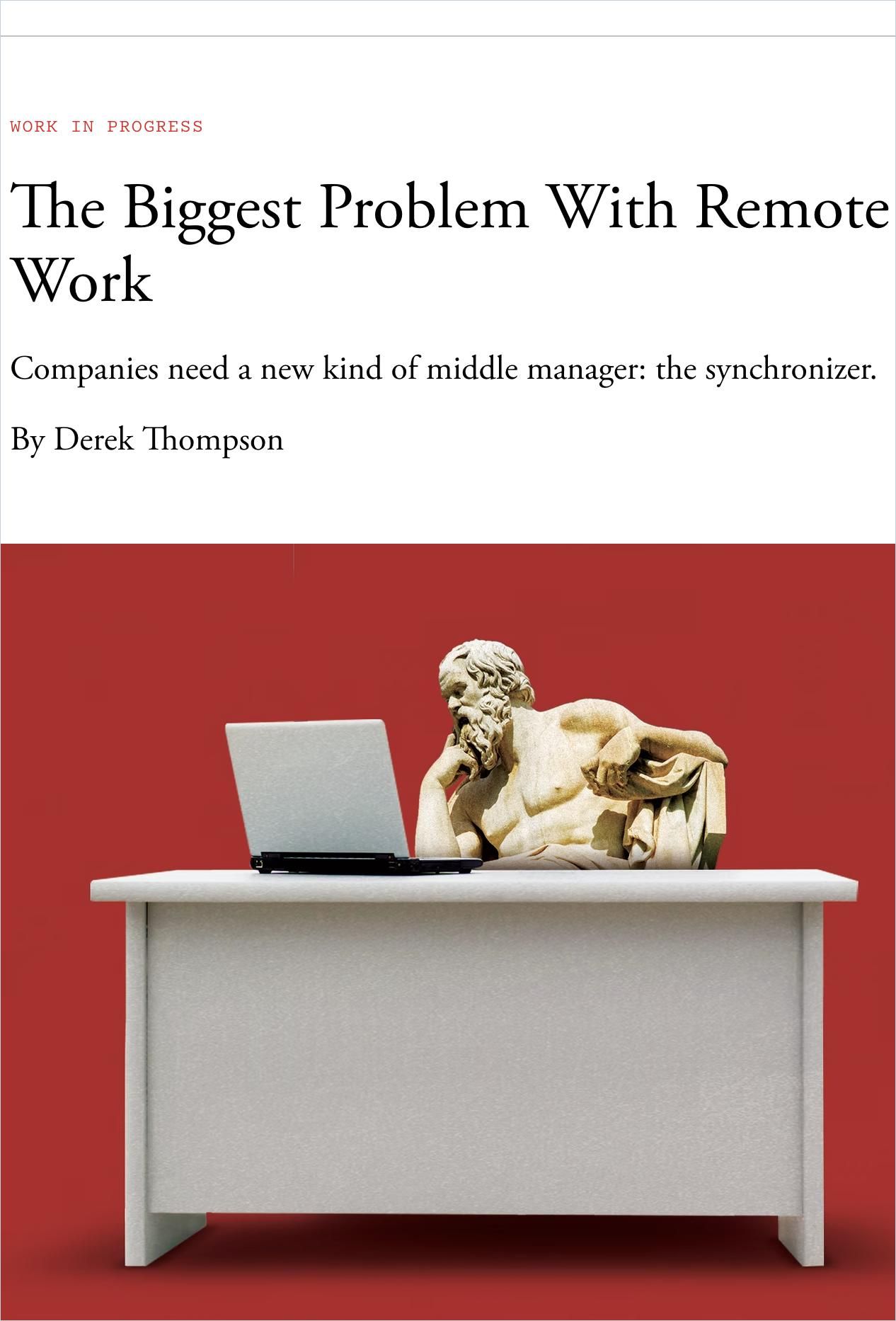 Image of: The biggest problem with remote work