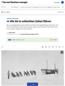 Wie Sie in schlechten Zeiten führen