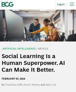 Social Learning Is a Human Superpower. AI Can Make It Better.