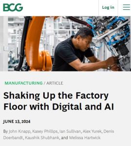 Shaking Up the Factory Floor with Digital and AI