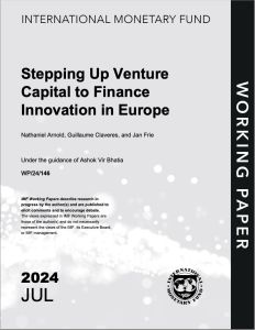 Stepping Up Venture Capital to Finance Innovation in Europe