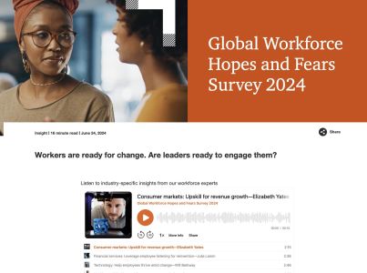 PwC Global Workforce Hopes and Fears Survey 2024