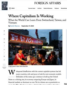 Where Capitalism Is Working