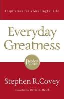 Everyday Greatness