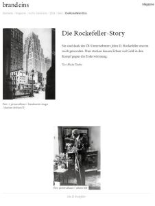 Die Rockefeller-Story