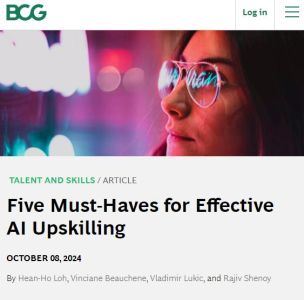 Five Must-Haves for Effective AI Upskilling