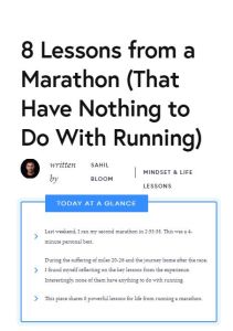 8 Lessons from a Marathon (That Have Nothing to Do With Running)