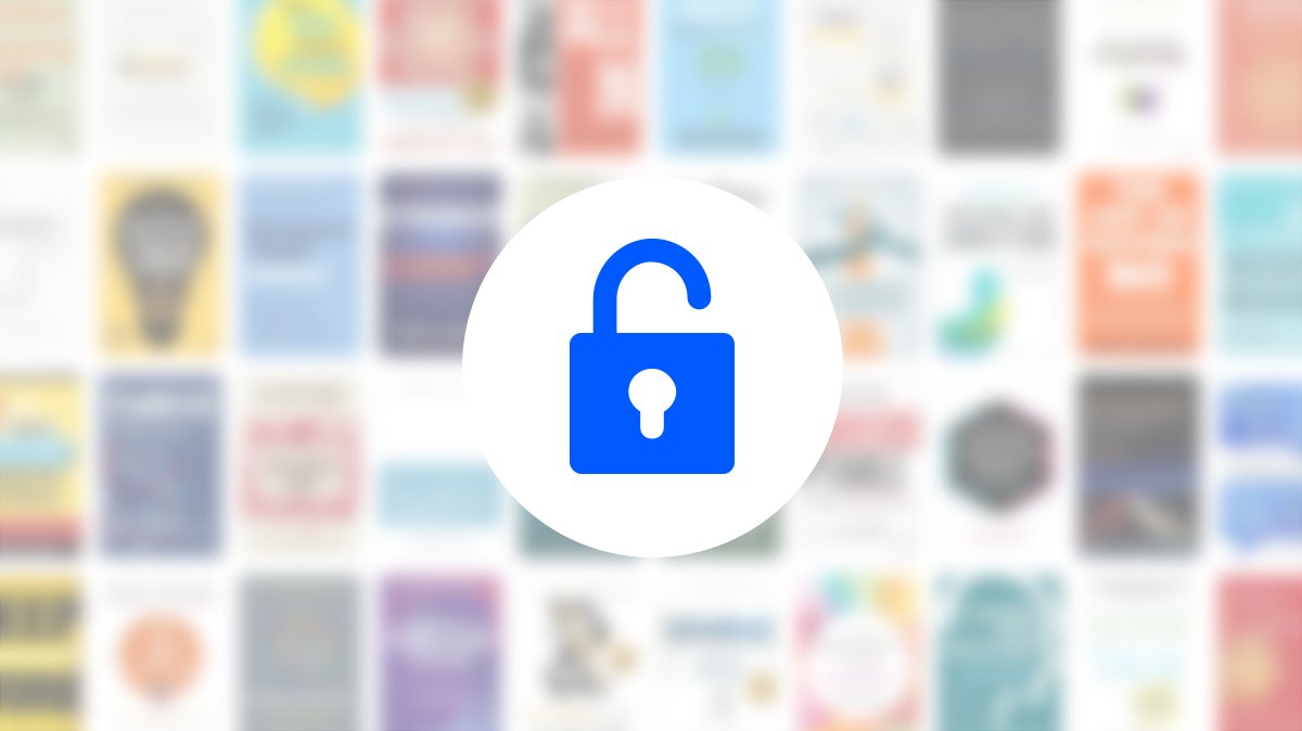 Unlock library, try it for free